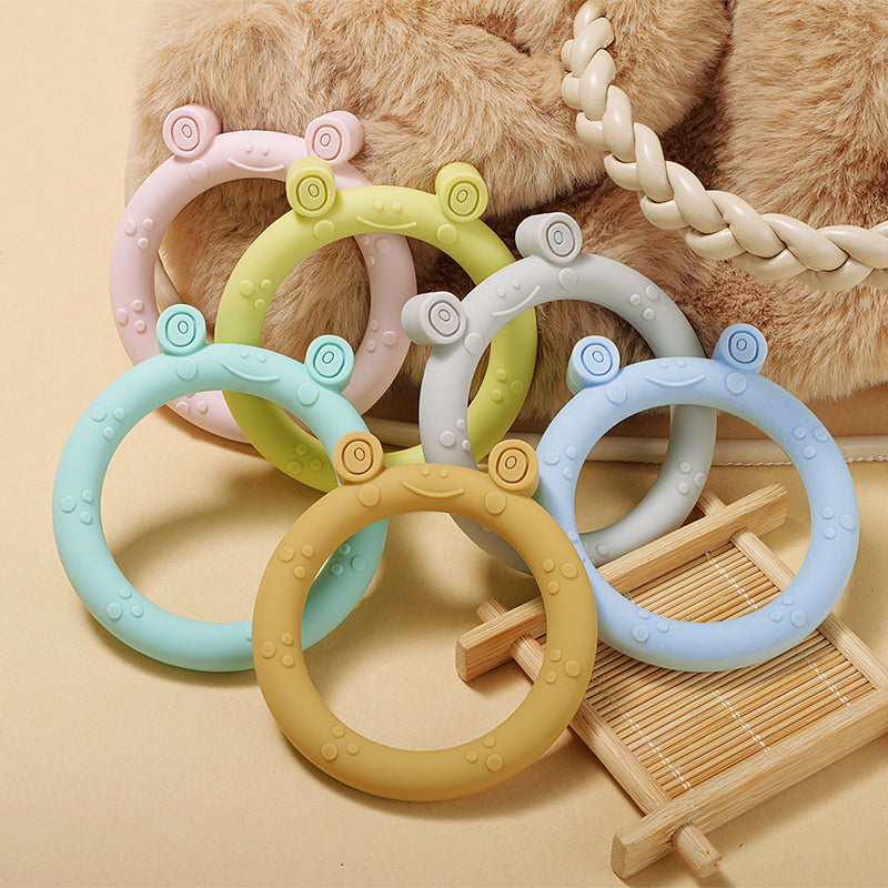 Baby Silicone Teether Food Grade Animals DIY Teething Necklace Infant Chewable Toys