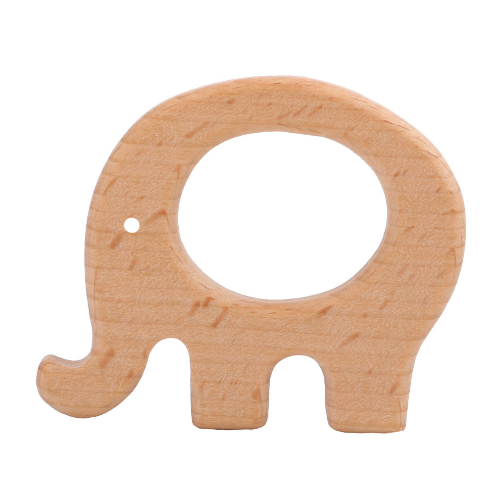 Silicone Wooden Animal Teether Toy - TYRY.HU