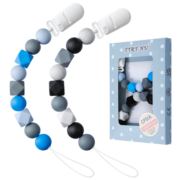 TYRY.HU Pacifier Clip Soother Chains for Baby ( Boys & Girls )
